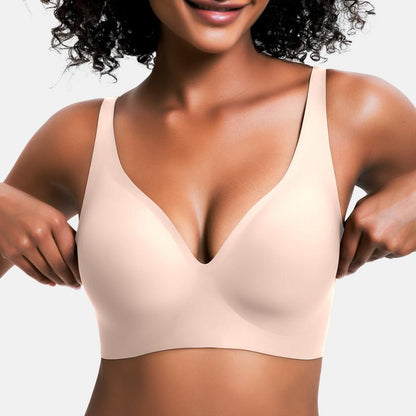 Comfy Jelly Bra - Wireless Deep V