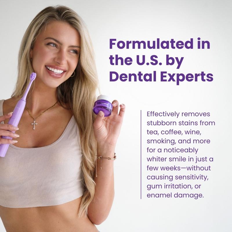 Purple Teeth Whitening Powder