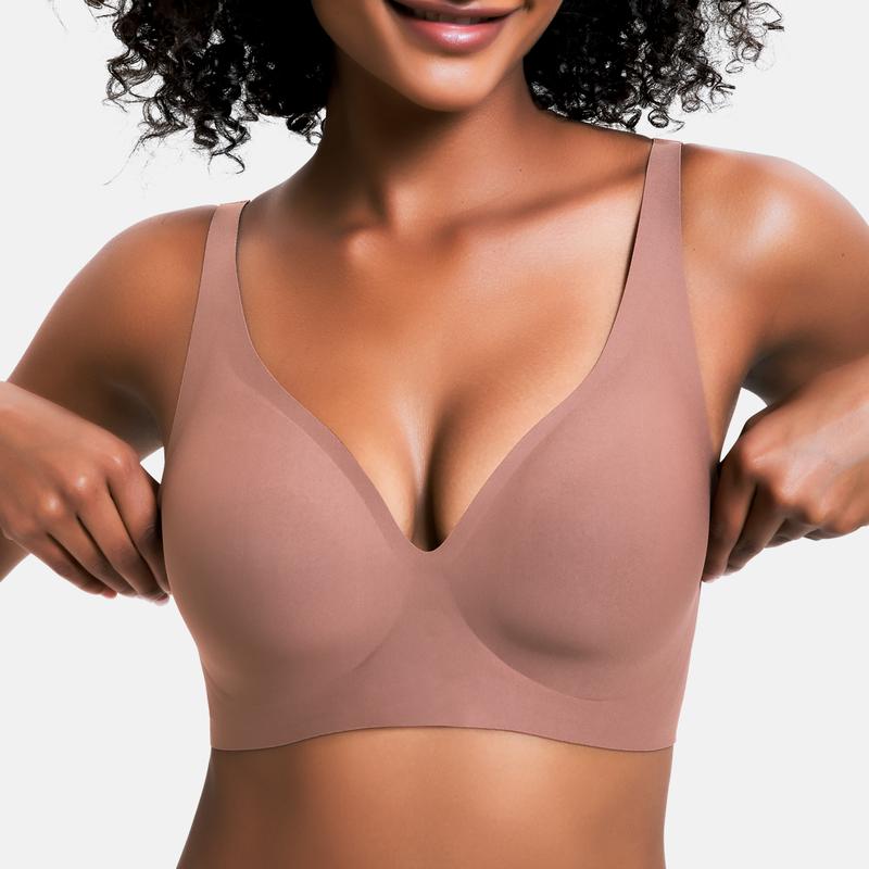Comfy Jelly Bra - Wireless Deep V