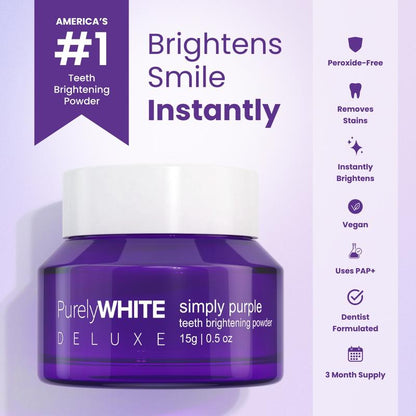 Purple Teeth Whitening Powder