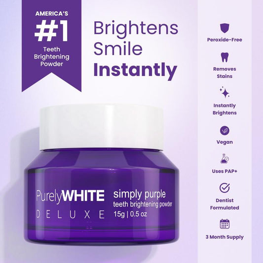 Purple Teeth Whitening Powder
