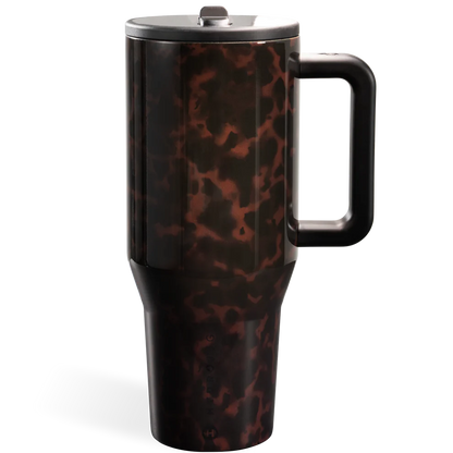 40 Oz Tortoise Tumbler
