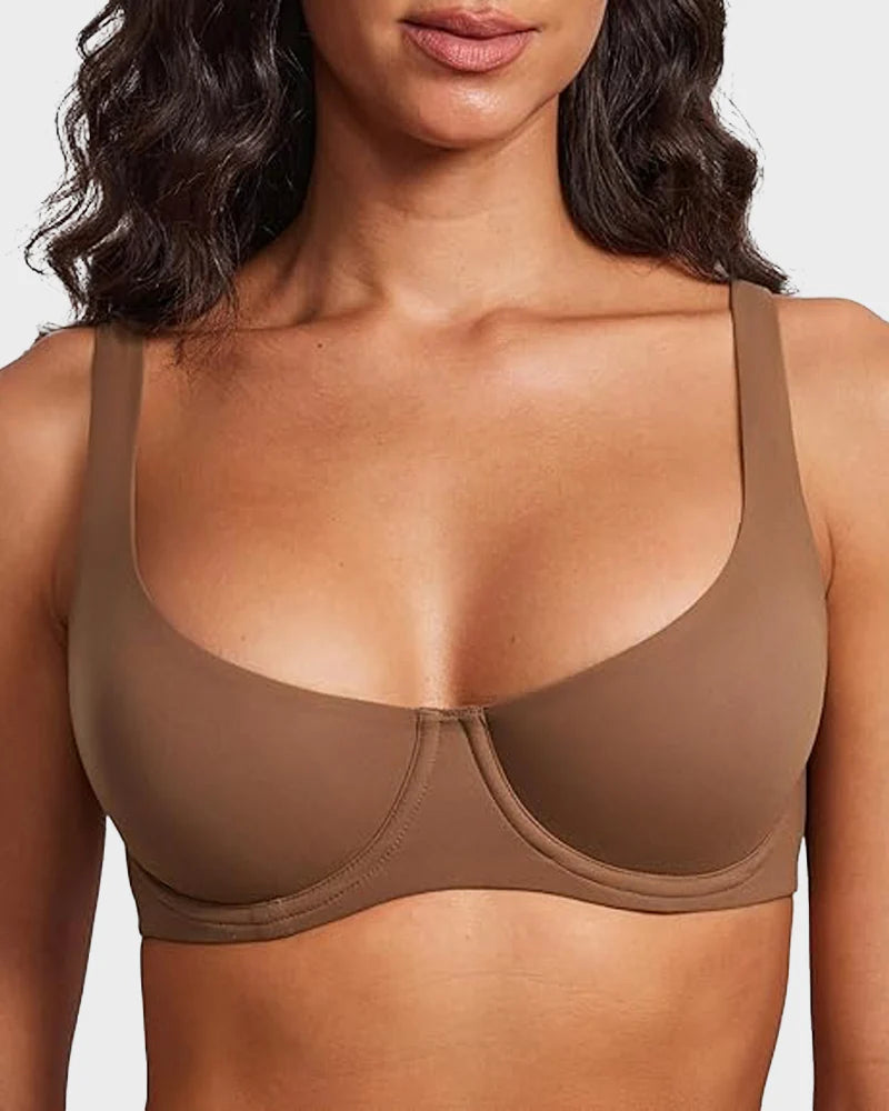 Seamless Unlined Balconette Bra