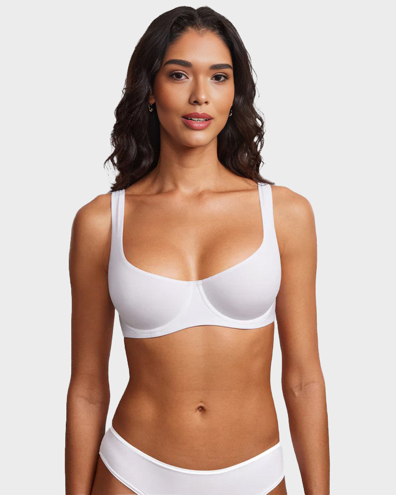 Seamless Unlined Balconette Bra