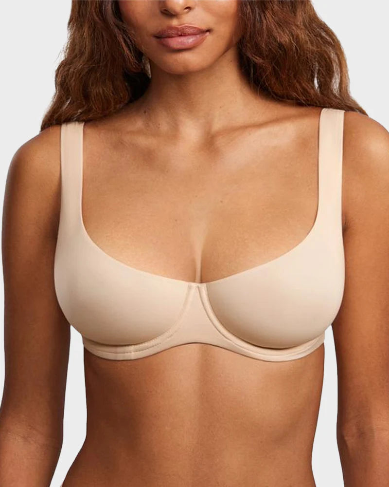 Seamless Unlined Balconette Bra