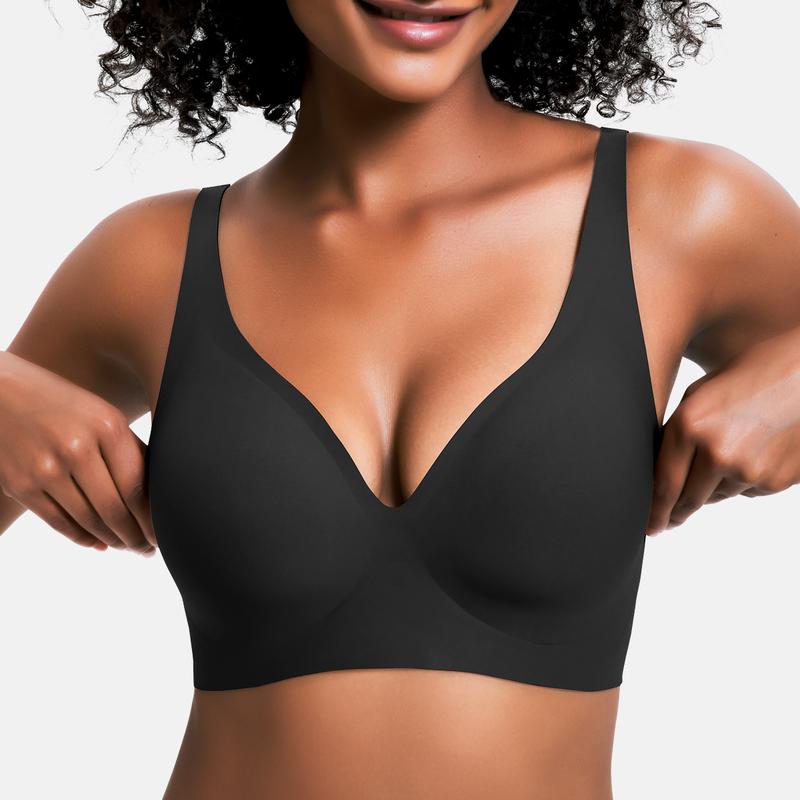 Comfy Jelly Bra - Wireless Deep V