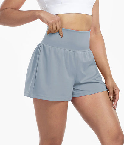 2 in 1 High Waist Shorts