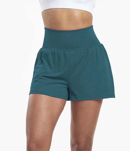2 in 1 High Waist Shorts